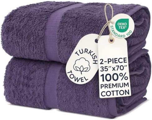 100% Cotton 2-Pack Bath Sheets 35x70