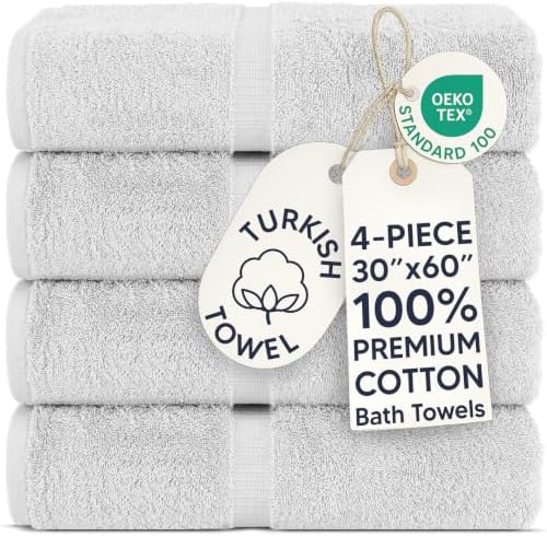 100% Cotton 2-Pack Bath Towels 30x60