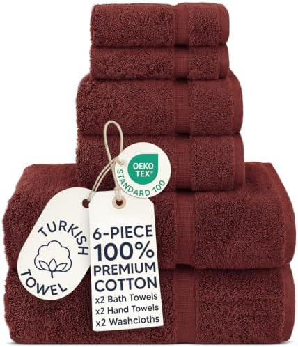 100% Cotton 6-Piece Towel Set