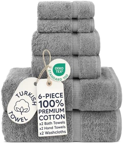 100% Cotton 6-Piece Towel Set