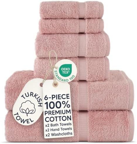 100% Cotton 6-Piece Towel Set