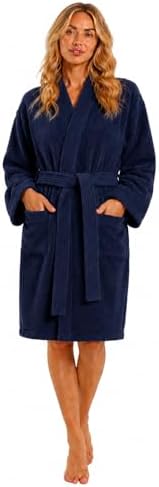 100% Cotton Terry Cloth Turkish Kimono Bathrobe for Women (…